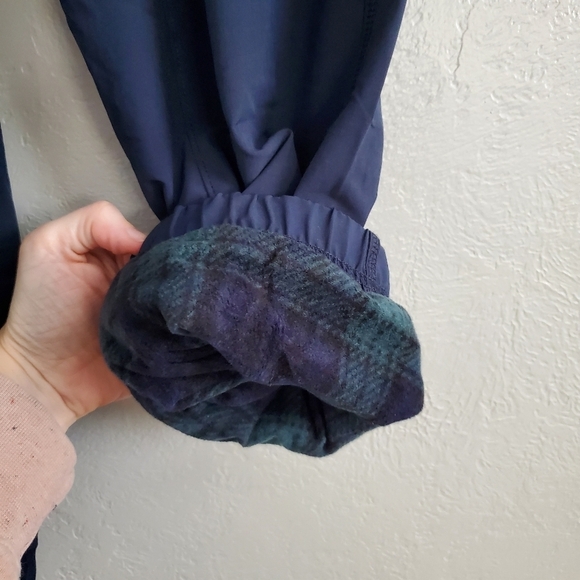 Eddie Bauer Womens Polar Fleece Lined Navy Blue Pull on Travel Pants Size 8 NEW - Picture 4 of 9